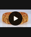 BR1882-2.6 Size Premium Antique Radhe Krishna Bangle Screw Type Nagas Jewelry Collections