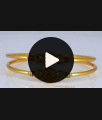 BR1885-2.8 Size Stylish Plain Gold Balls Imitation Bangles Enamel Design Shop Online