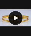 BR1919-2.4 Size Glittering White Stone Gold Bangles Shop Now Online BR1919-2.4 Size Glittering White Stone Gold Bangles Shop Now Online