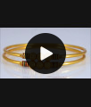 BR1923-2.4 Size One Gram Gold Bangle Meenakari Pattern Ball Design BR1923-2.4 Size One Gram Gold Bangle Meenakari Pattern Ball Design
