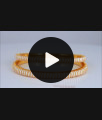 BR1955-2.8 Size Set of Two Pearl Design Gold Bangles Shop Online BR1955-2.8 Size Set of Two Pearl Design Gold Bangles Shop Online