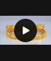 BR1957-2.4 Size Classic Gold Plated Bangle for Daily Use Buy Online BR1957-2.4 Size Classic Gold Plated Bangle for Daily Use Buy Online