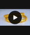 BR1988-2.6 Size Swasthik Symbol Forming Gold Bangles Traditional Wear BR1988-2.6 Size Swasthik Symbol Forming Gold Bangles Traditional Wear