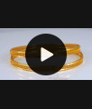 BR1999-2.10 Size Simple Daily Wear Gold Plated Bangle For Women BR1999-2.10 Size Simple Daily Wear Gold Plated Bangle For Women