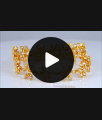 BR2009-2.8 Size Stunning One Gram Gold Bangles Semi Precious White Stones BR2009-2.8 Size Stunning One Gram Gold Bangles Semi Precious White Stones