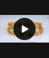 BR2011-2.8 Size Multi Color Stone Gold Plated Bangle Floral Design BR2011-2.8 Size Multi Color Stone Gold Plated Bangle Floral Design