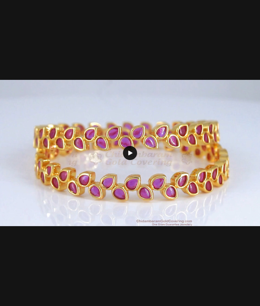 BR2024-2.8 Size Grand Bridal Bangle Collections Real Kemp Stone Gold Jewelry BR2024-2.8 Size Grand Bridal Bangle Collections Real Kemp Stone Gold Jewelry