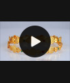 BR2035-2.4 Size One Gram Gold Bangles Lakshmi Kasu Design