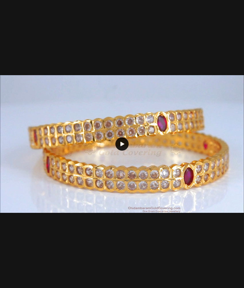 BR2039-2.8 Size Grand Traditional Impon Bangles Panchaloha Collection
