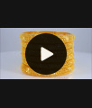 BR2042-2.6 Beautiful Two Gram Gold Bangles Net Pattern For Marriage