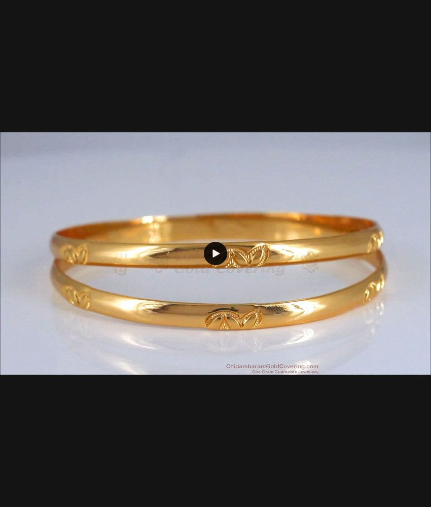 BR2044-2.4 Original Impon Bangle Buy Online Leaf Design 