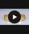 BR2045-2.6 Five Metal Original Impon Bangle Gold Trendy Designs