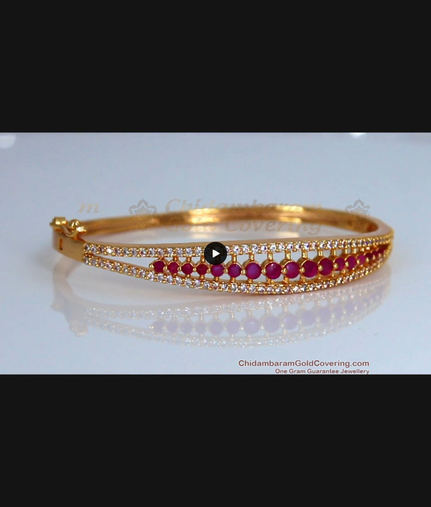 Open Type Bracelet Full Ruby Stone Collections For Girls BRAC244 Open Type Bracelet Full Ruby Stone Collections For Girls BRAC244