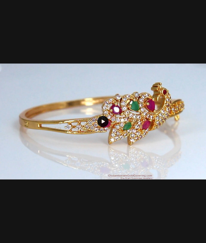 Peacock Bracelet One Gram Gold Jewelry Collections for Girls BRAC253