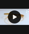 Leaf Pattern Design Plain Gold Bracelets for Daily Office | College Wear BRAC294 Leaf Pattern Design Plain Gold Bracelets for Daily Office | College Wear BRAC294