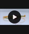 Ruby Emerald Stone Gold Open Type Bracelet For Girls BRAC308 Ruby Emerald Stone Gold Open Type Bracelet For Girls BRAC308