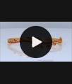 Dazzling Full Ruby Stone Gold Open Type Bracelet BRAC309 Dazzling Full Ruby Stone Gold Open Type Bracelet BRAC309