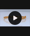 Ruby White Stone Gold Open Type Bracelet For Girls BRAC310 Ruby White Stone Gold Open Type Bracelet For Girls BRAC310