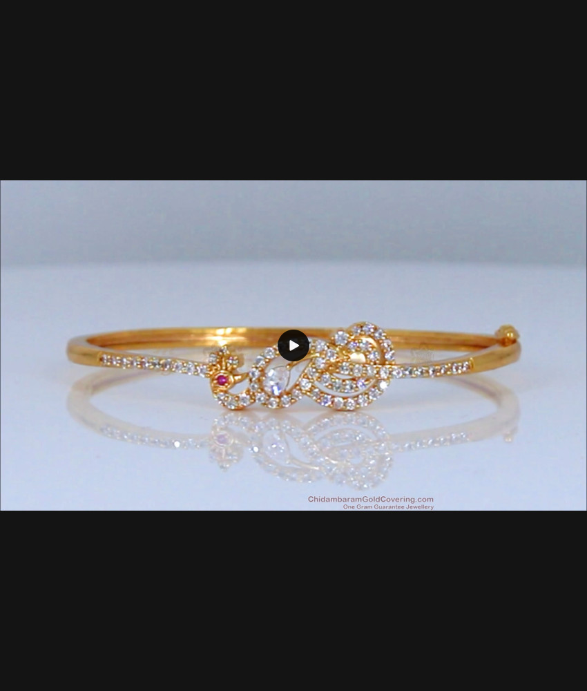 Gorgeous Gold Full White Stone Open Type Bracelet BRAC314 Gorgeous Gold Full White Stone Open Type Bracelet BRAC314