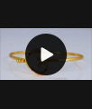 Trendy Hearty Design Gold Open Type Bracelet For Womens BRAC342