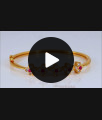 New Stylish Ruby White Stone Gold Bracelets For Women BRAC355 New Stylish Ruby White Stone Gold Bracelets For Women BRAC355