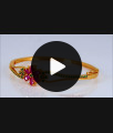 MultiStone Ruby Emerald Gold Bracelets For Party Wear BRAC359 MultiStone Ruby Emerald Gold Bracelets For Party Wear BRAC359