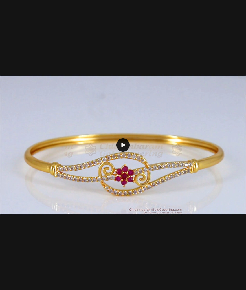 Ruby White Stone Gold Bracelets For Womens Online Collections BRAC366 Ruby White Stone Gold Bracelets For Womens Online Collections BRAC366