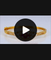 Sparkling Ruby White Stone Gold Bracelets For Party Wear BRAC371