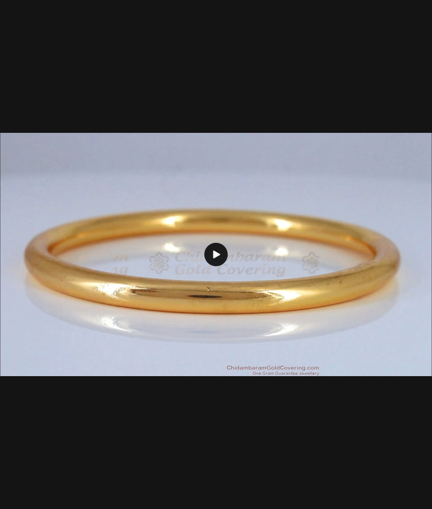 Original Impon Plain Thick Gold Bracelet Mens Fashion Wear BRAC463 Original Impon Plain Thick Gold Bracelet Mens Fashion Wear BRAC463