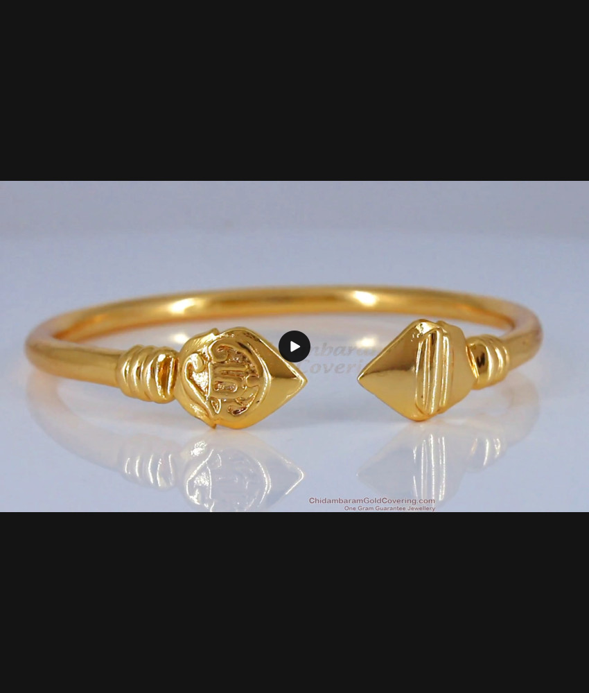Om Murugan Model Real Impon Gold Bracelet Mens Tradition Wear BRAC468 Om Murugan Model Real Impon Gold Bracelet Mens Tradition Wear BRAC468
