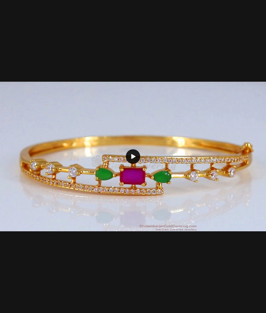 Stylish One Gram Gold Long Lasting Open Type Bracelet BRAC482 Stylish One Gram Gold Long Lasting Open Type Bracelet BRAC482