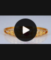 Leaf Design Gold Bracelet Ruby Stone Open Type BRAC487 Leaf Design Gold Bracelet Ruby Stone Open Type BRAC487