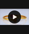 Floral Semi Ball Ruby Stone Gold Bracelet Open Type BRAC500