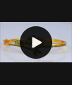 Full Emerald Gold Plated Open Type Bracelet Womens Fashion BRAC562