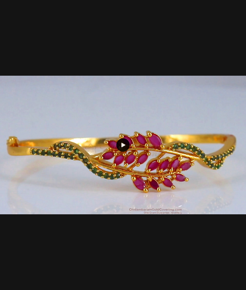 Floral Gold Bracelet Design Cz Stone Online Covering Jewelry BRAC583 Floral Gold Bracelet Design Cz Stone Online Covering Jewelry BRAC583