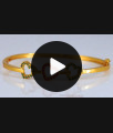 Triple Heart Gold Plated Bracelet Ruby Green Stone BRAC588 Triple Heart Gold Plated Bracelet Ruby Green Stone BRAC588
