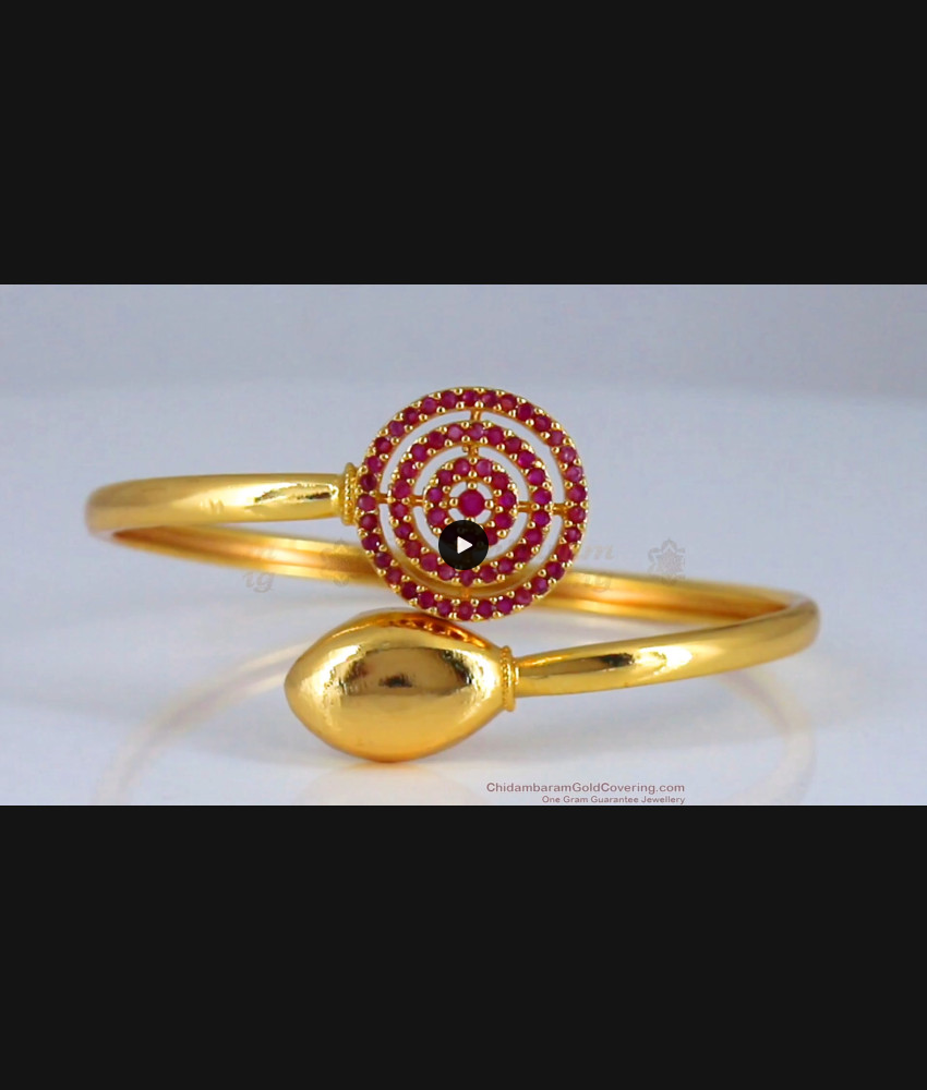 Ruby Stone Gold Plated Bracelets for Every Occasion BRAC590 Ruby Stone Gold Plated Bracelets for Every Occasion BRAC590