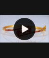 Gorgeous Full Ruby Stone Gold Plated Bracelet BRAC626