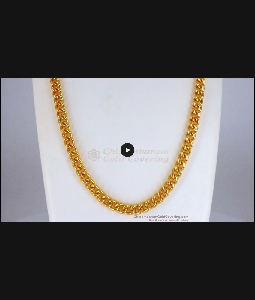 CGLM52 Original Gold Plated Long Heavy Chain for Men Party Use CGLM52 Original Gold Plated Long Heavy Chain for Men Party Use