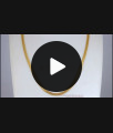 Flat Type Gold Plated Men Chain Daily Wear CHNS1095 Flat Type Gold Plated Men Chain Daily Wear CHNS1095