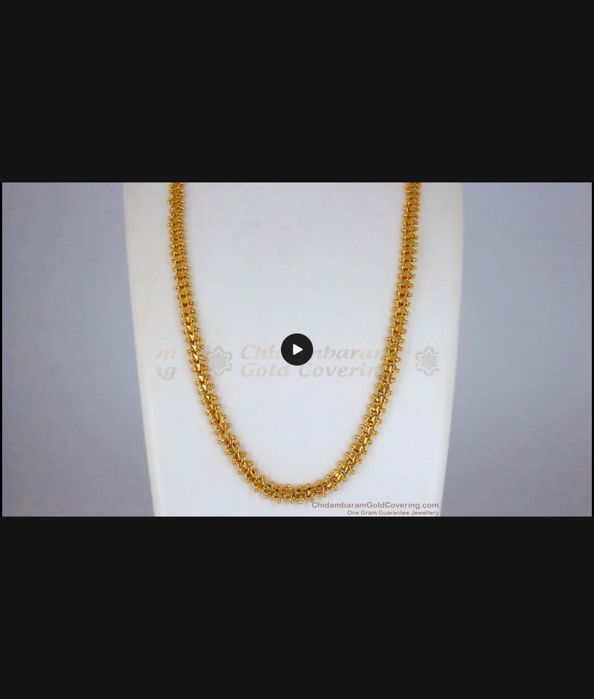 CHRT49 Attractive Heart Model Gold Long Chain with Beads Buy Online CHRT49 Attractive Heart Model Gold Long Chain with Beads Buy Online