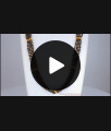 CKMN105-LG  Four Layer Long Gold Chain Black Pearls Shop Online