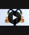 Premium Quality Peacock Temple Jhumkas With Multi Colour Kemp Stone Antique Earrings Collection Online ER2115 Premium Quality Peacock Temple Jhumkas With Multi Colour Kemp Stone Antique Earrings Collection Online ER2115