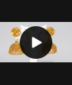 Attractive Umbrella Design jimmiki Type Gold Earrings ER2194 Attractive Umbrella Design jimmiki Type Gold Earrings ER2194