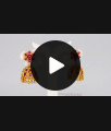 Stylish One Gram Gold Ruby Stone Gold Jimmiki Type Earrings ER2207 Stylish One Gram Gold Ruby Stone Gold Jimmiki Type Earrings ER2207