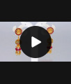 Amazing Multi Color Stone Gold Earrings Latest Design ER2305 Amazing Multi Color Stone Gold Earrings Latest Design ER2305