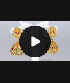 Traditional Lakshmi Design Big Jhumkas For Party Wear ER2314 Traditional Lakshmi Design Big Jhumkas For Party Wear ER2314
