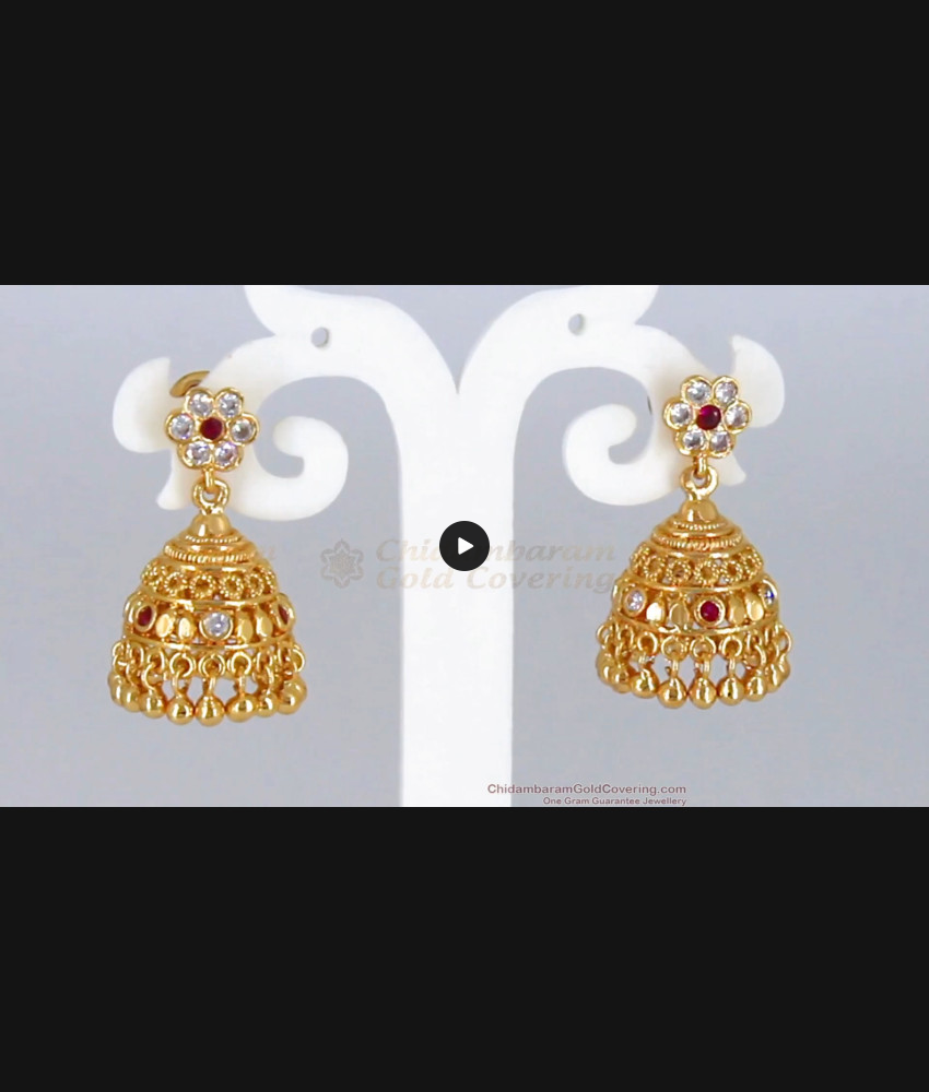 Original Big Impon Jhumkas For Wedding Collection ER2317 Original Big Impon Jhumkas For Wedding Collection ER2317