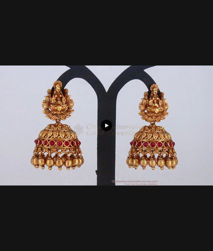 Handcrafted Lakshmi Model Original Antique Jimiki Earrings ER2725