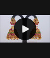 Premium Peacock Lakshmi Original Antique Jimiki Earrings ER2728 Premium Peacock Lakshmi Original Antique Jimiki Earrings ER2728
